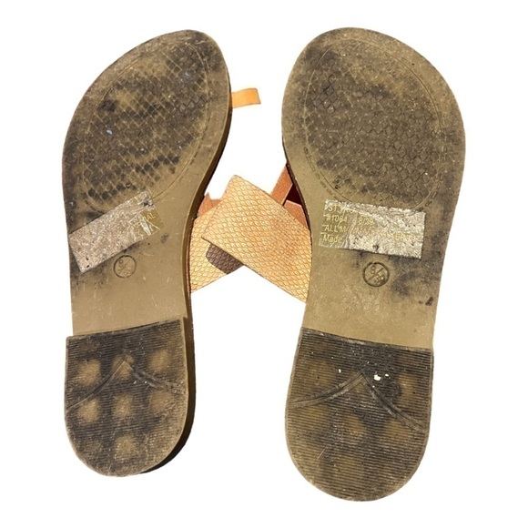 Seven7 Leather Toe-Ring Boho Sandals Size 8 - Picture 8 of 9